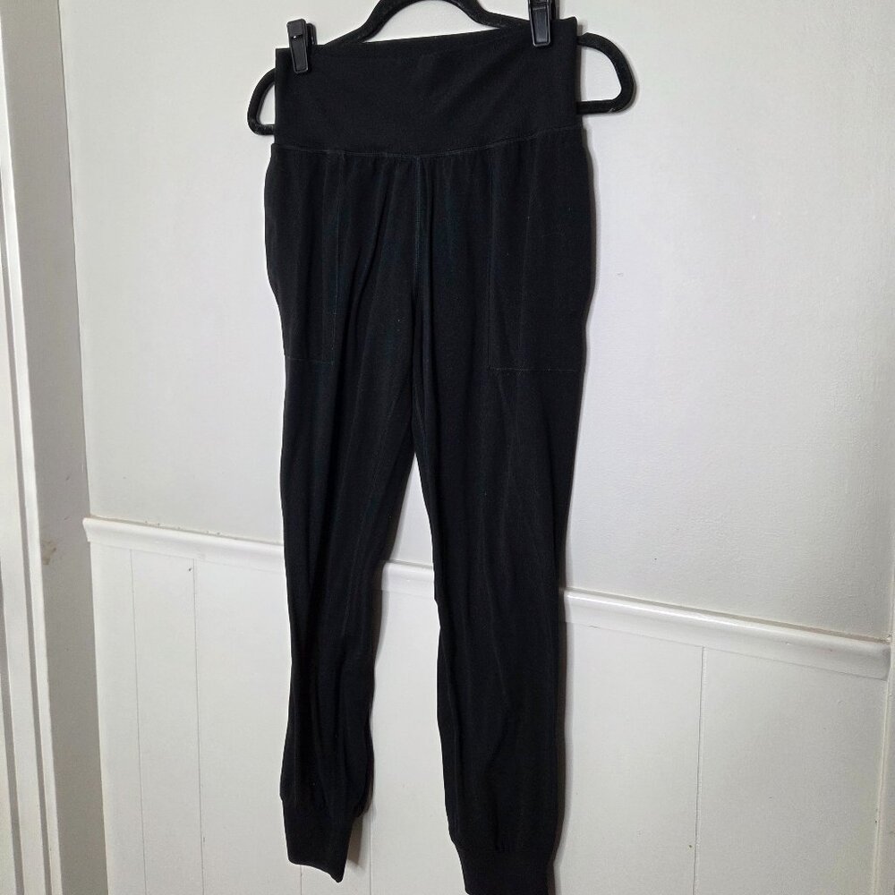 Athleta Solid Black Salutation High Rise Jogger - image 1